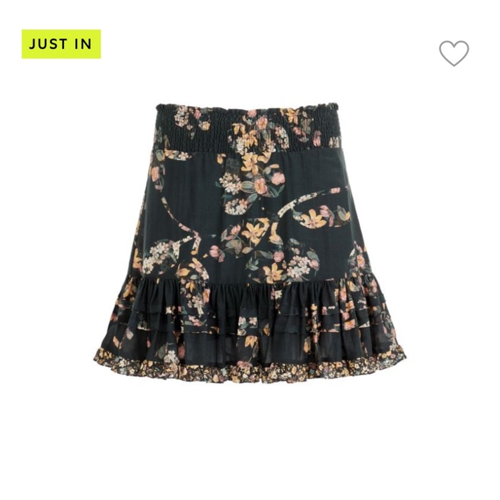 Secret mission Cape Town Bleeker Silk Blend Floral Skirt